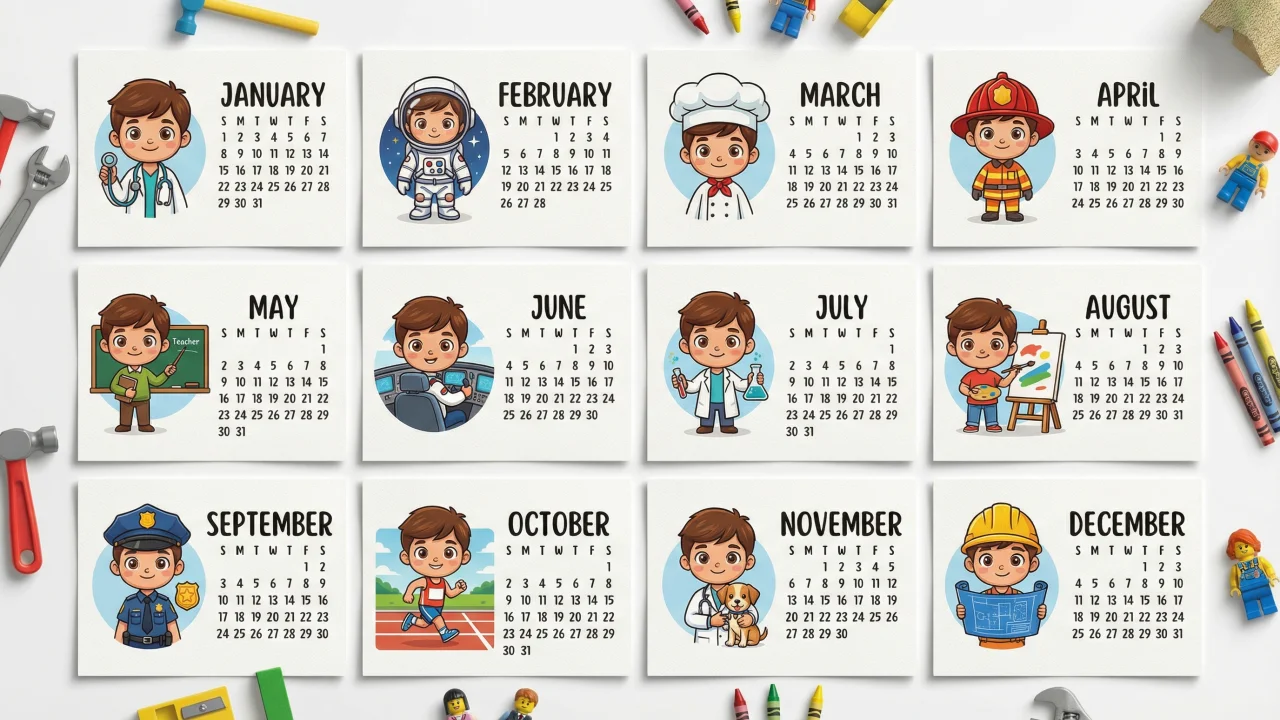 Календар с професии